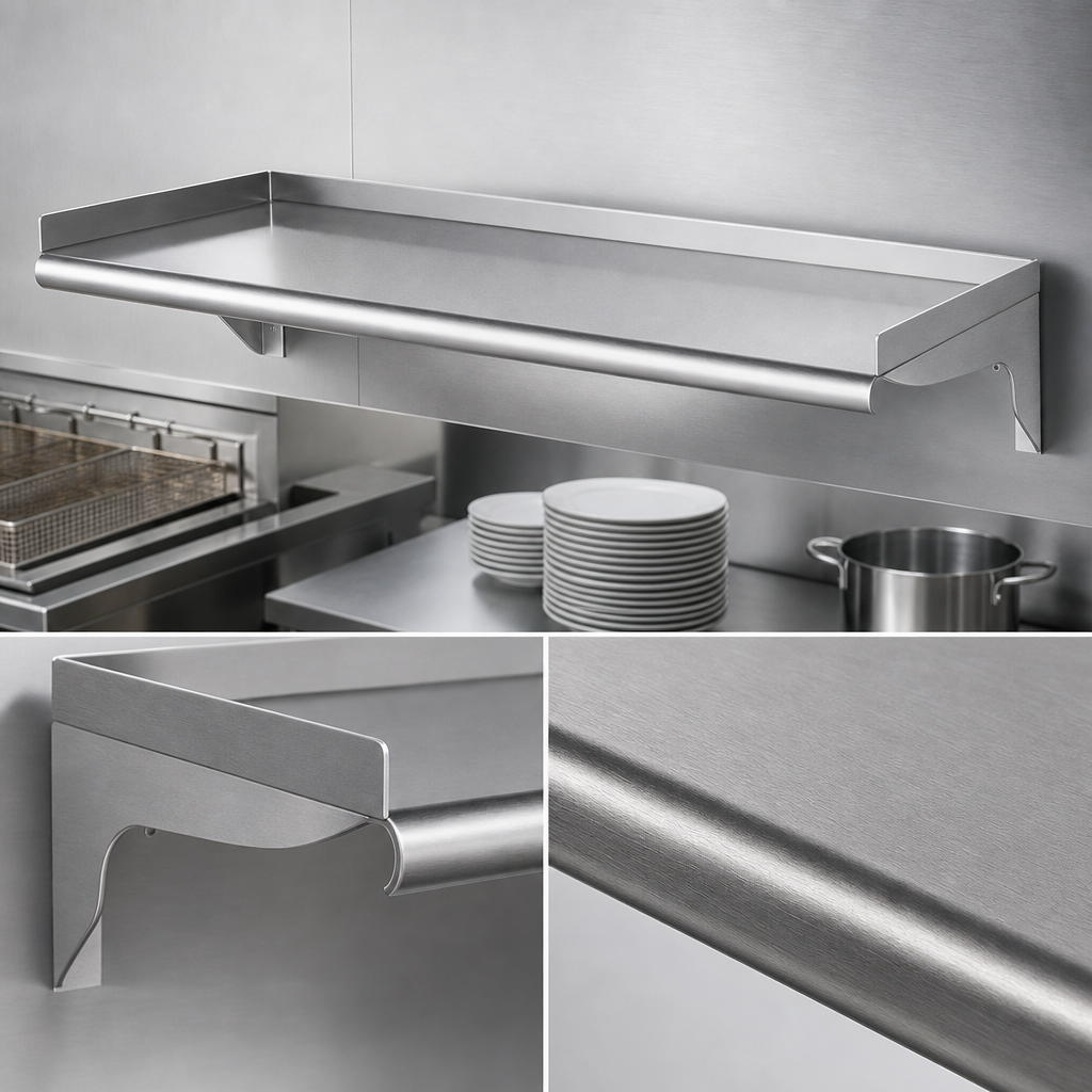 14 Gauge Type 304 Stainless Steel Construction