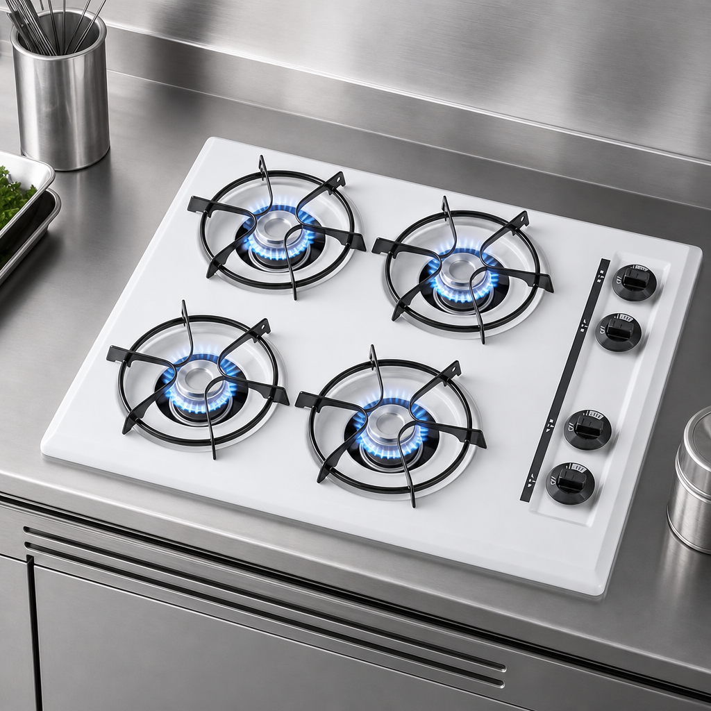 Four Open Burners