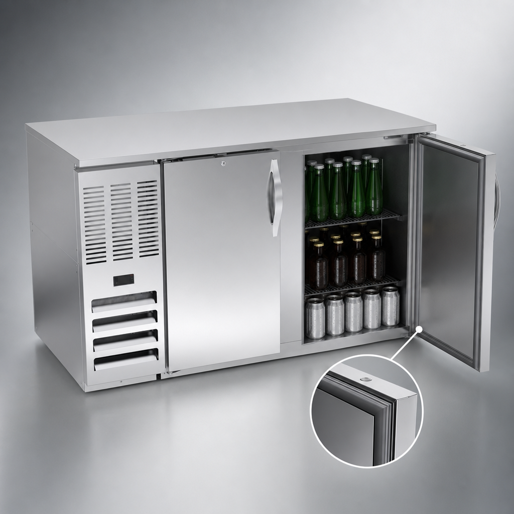Solid Doors with Snap-In Gaskets