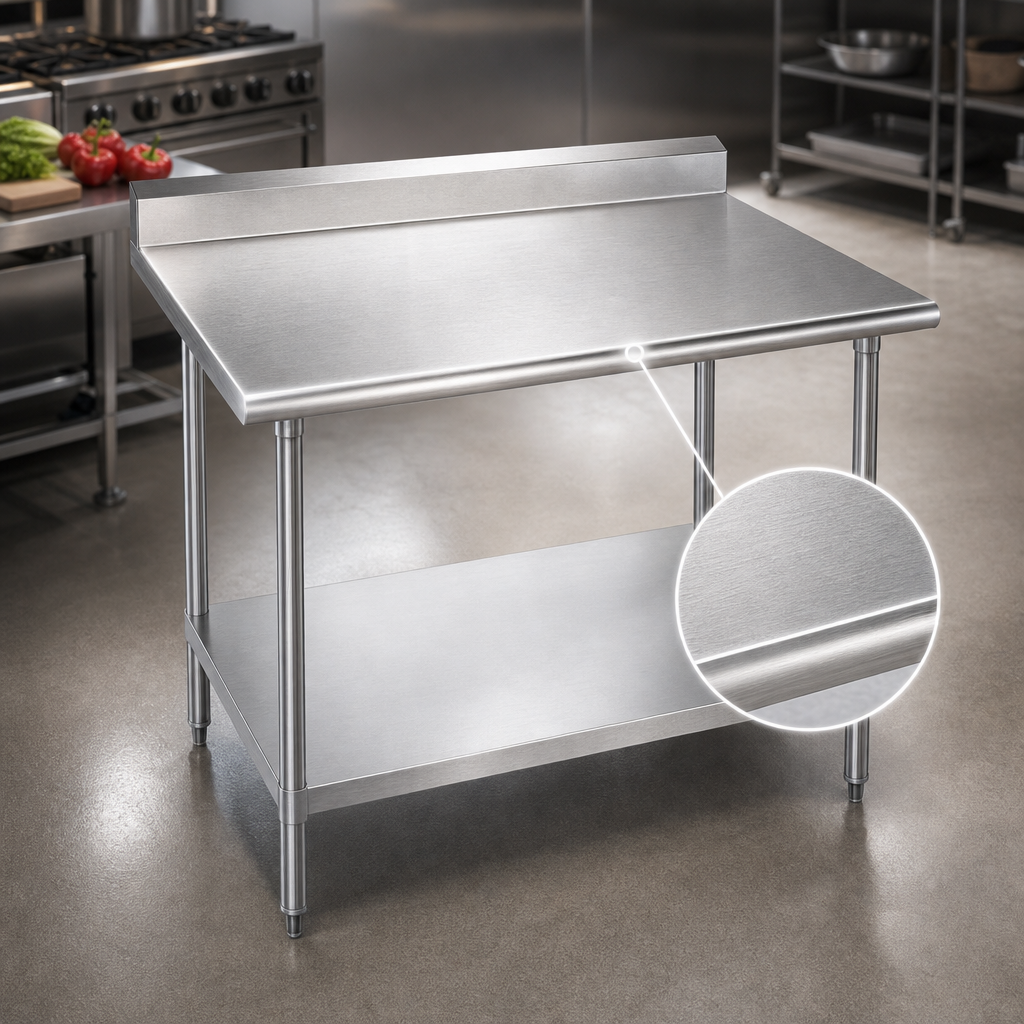 16 Gauge 430 Stainless Steel Top