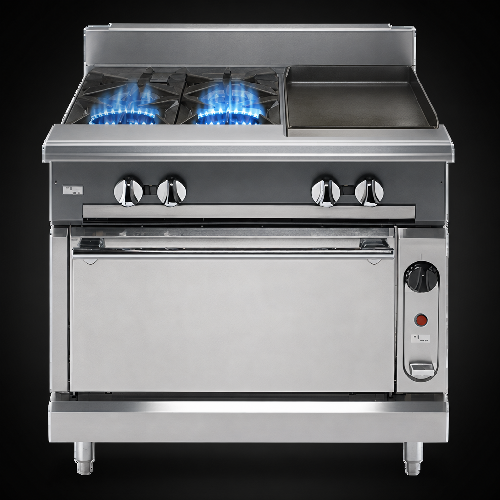 Two 35,000 BTU Open Burners