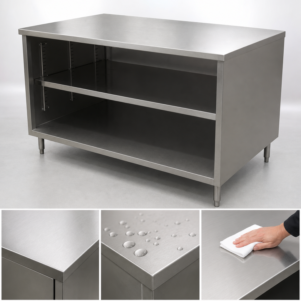 14-Gauge 304 Stainless Steel Top
