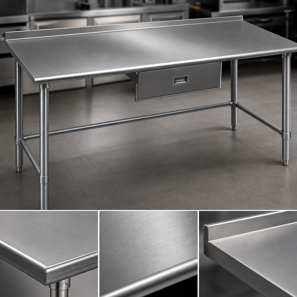16 Gauge 300 Series Stainless Steel Top