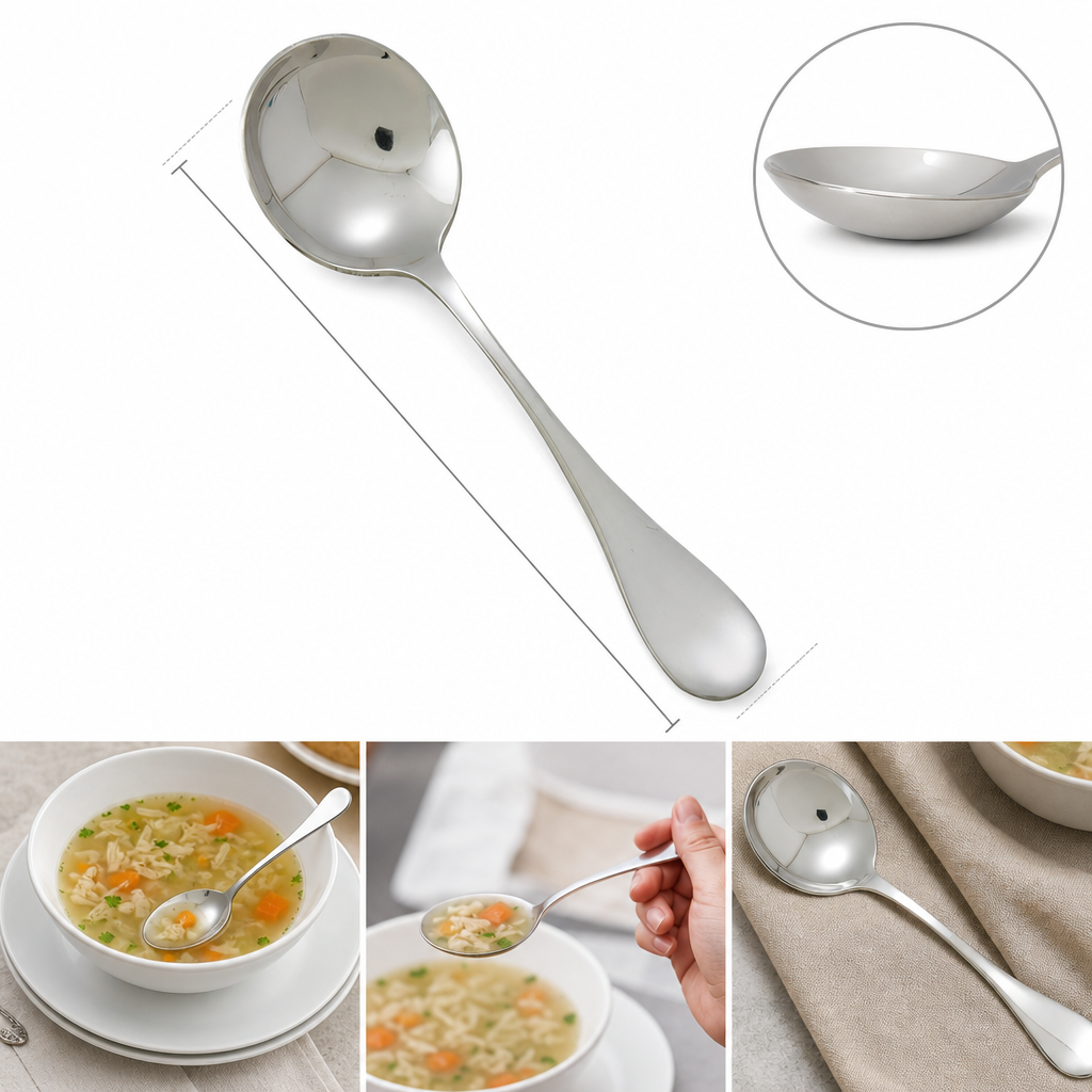 Bouillon Spoon Size