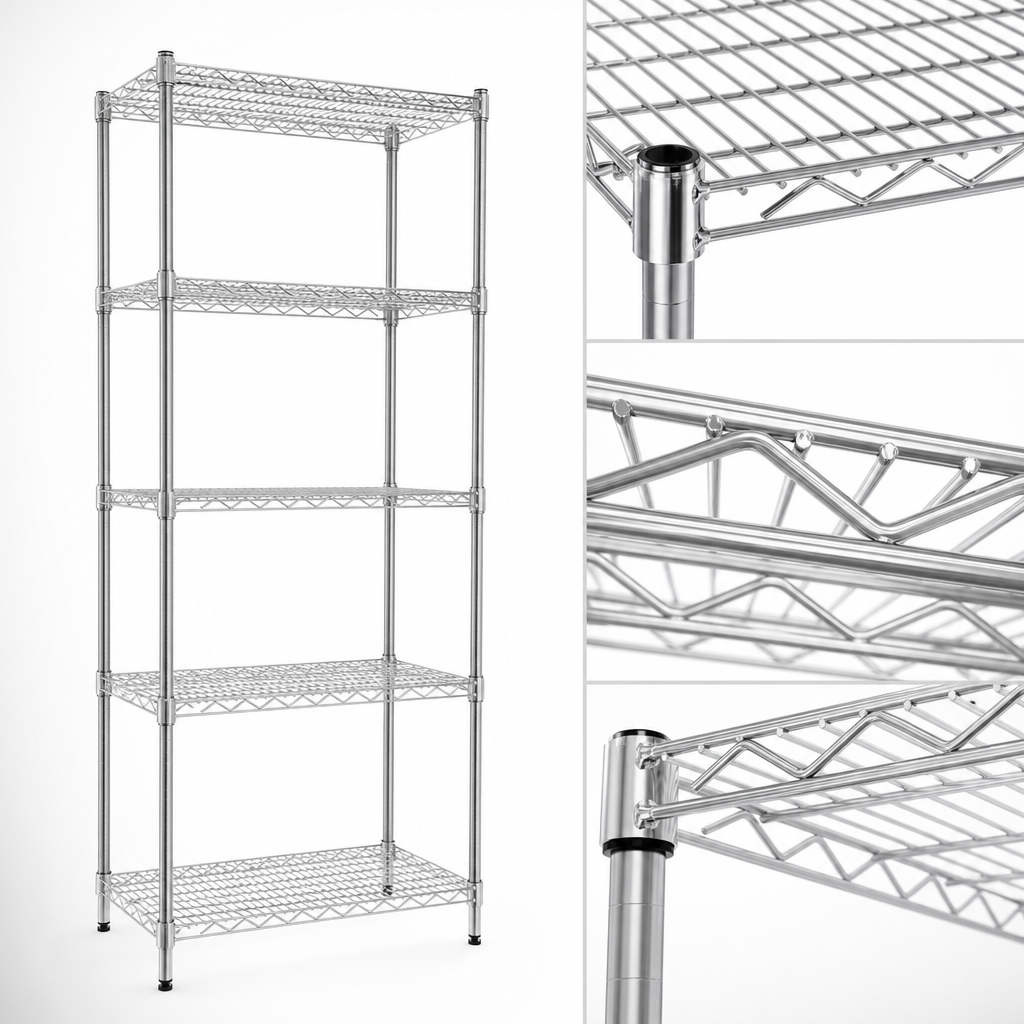 Patented QuadTruss Shelves