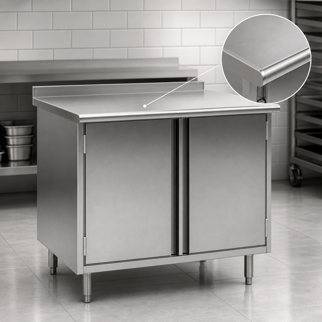 14-Gauge 304 Stainless Steel Top
