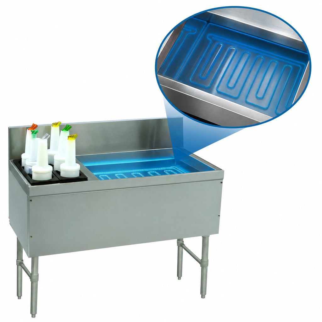 10-Circuit Cast Aluminum Cold Plate