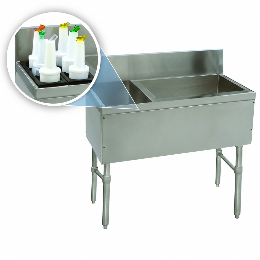 Left-Side Bottle Storage Rack