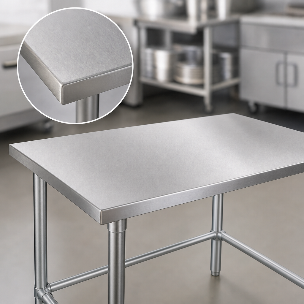 16-Gauge Stainless Steel Top