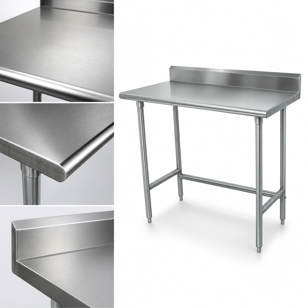 16-Gauge 430 Stainless Steel Top