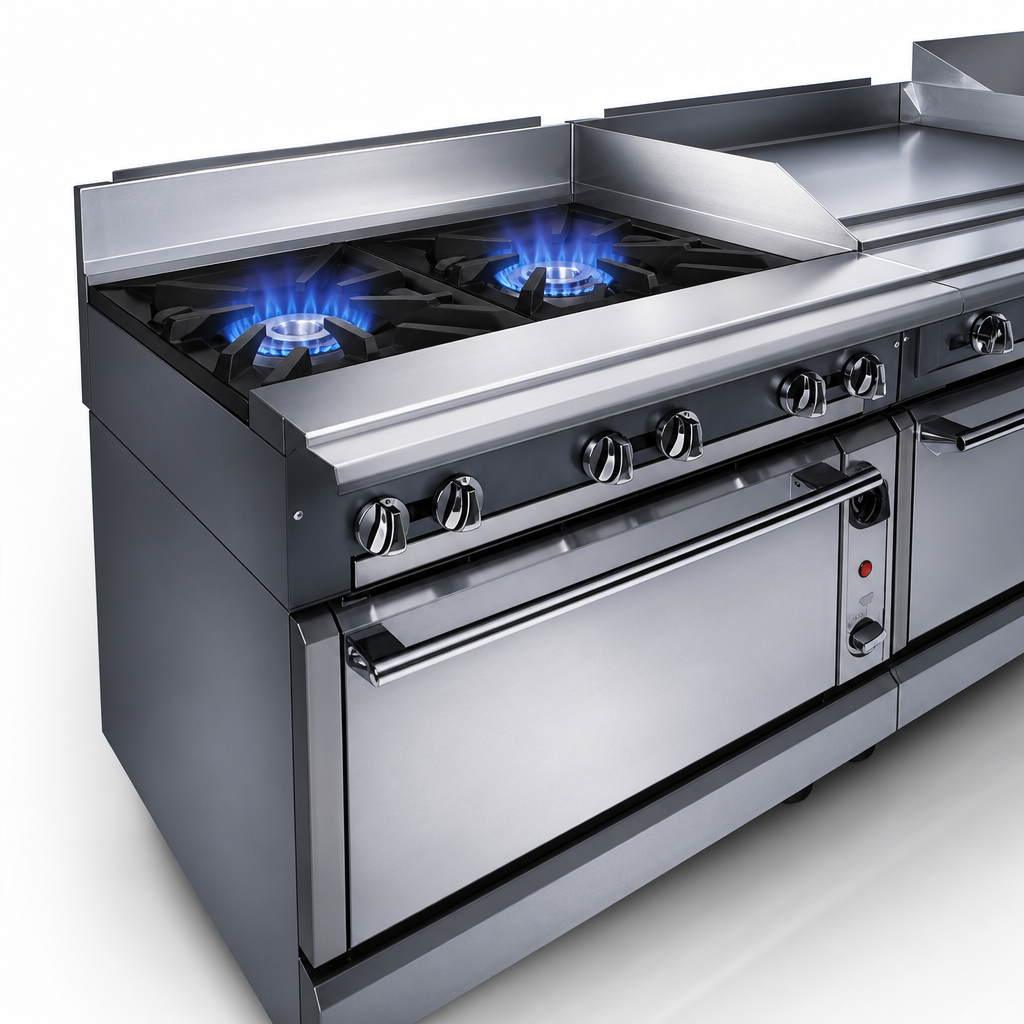 Two Open Burners