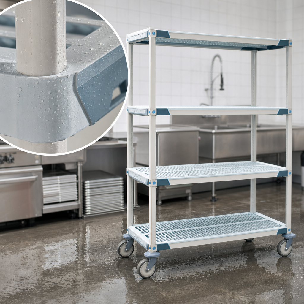 All-Polymer Shelves and Posts