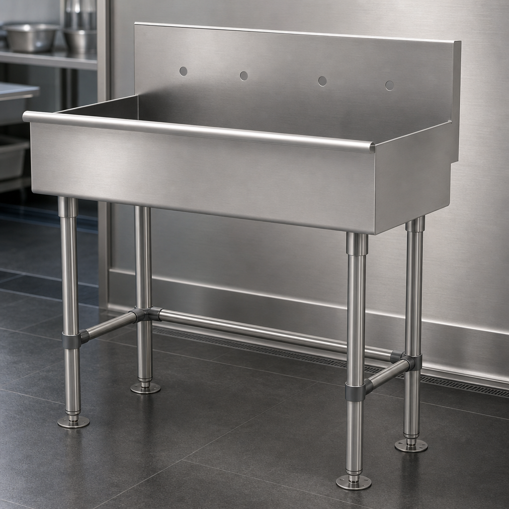 16-Gauge 304 Stainless Steel Construction