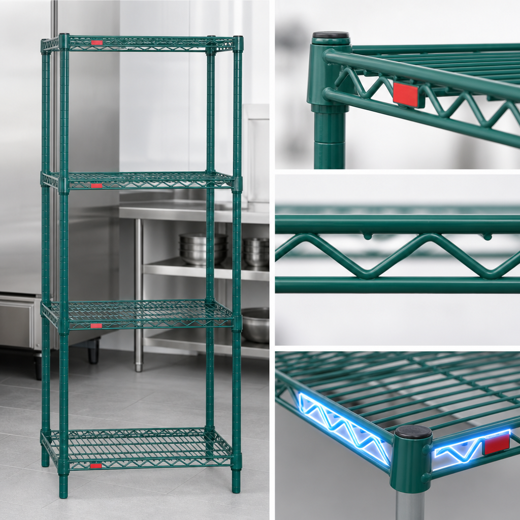 Patented QuadTruss® Shelf Design