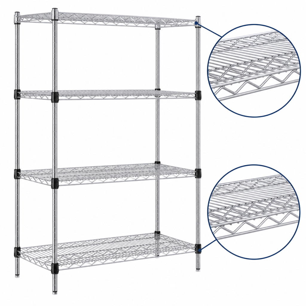 Patented QuadTruss® Shelves