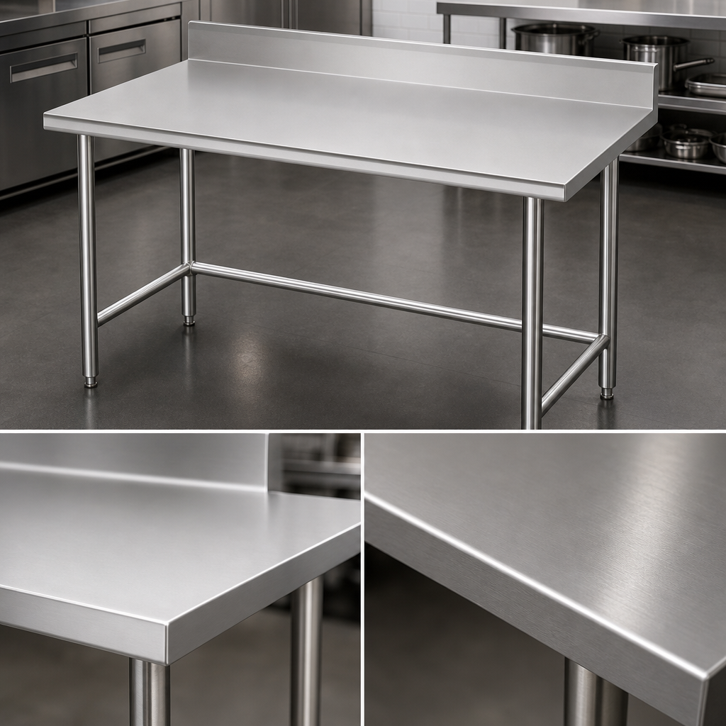 16 Gauge 304 Stainless Steel Top