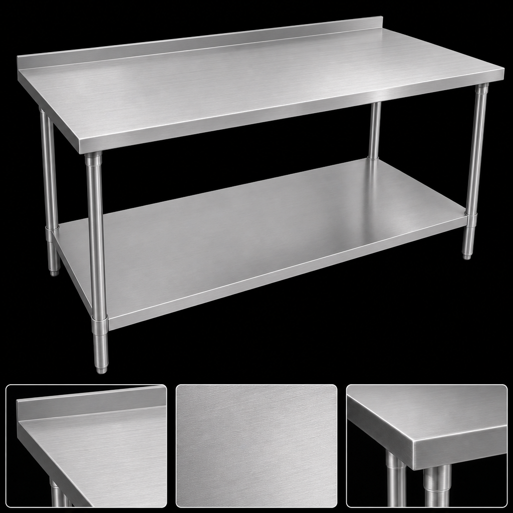 14-Gauge 300-Series Stainless Steel Top