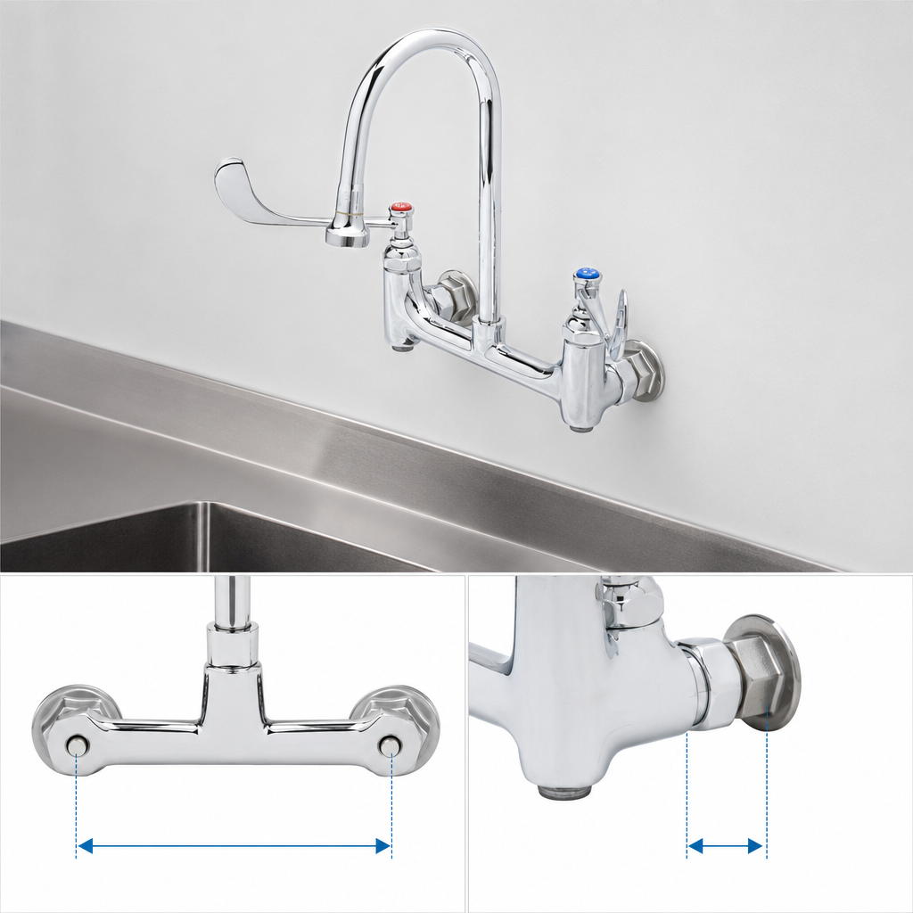 8-Inch Wall-Mount Centers
