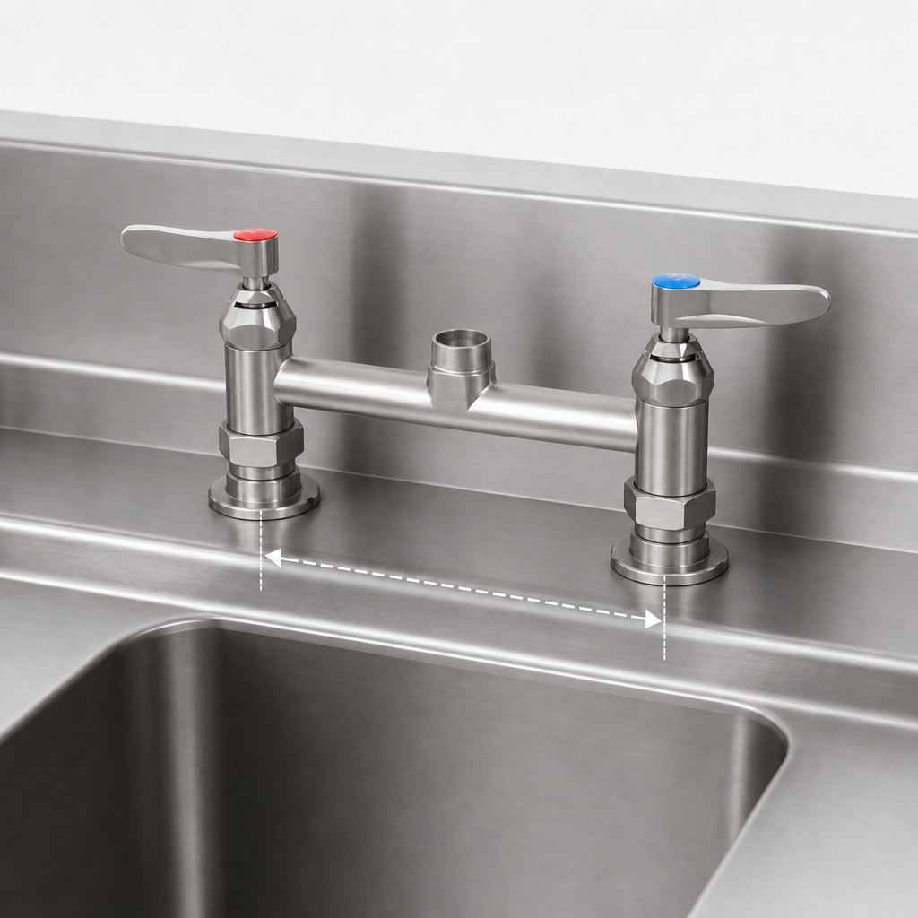8-Inch Center Deck Mount Design