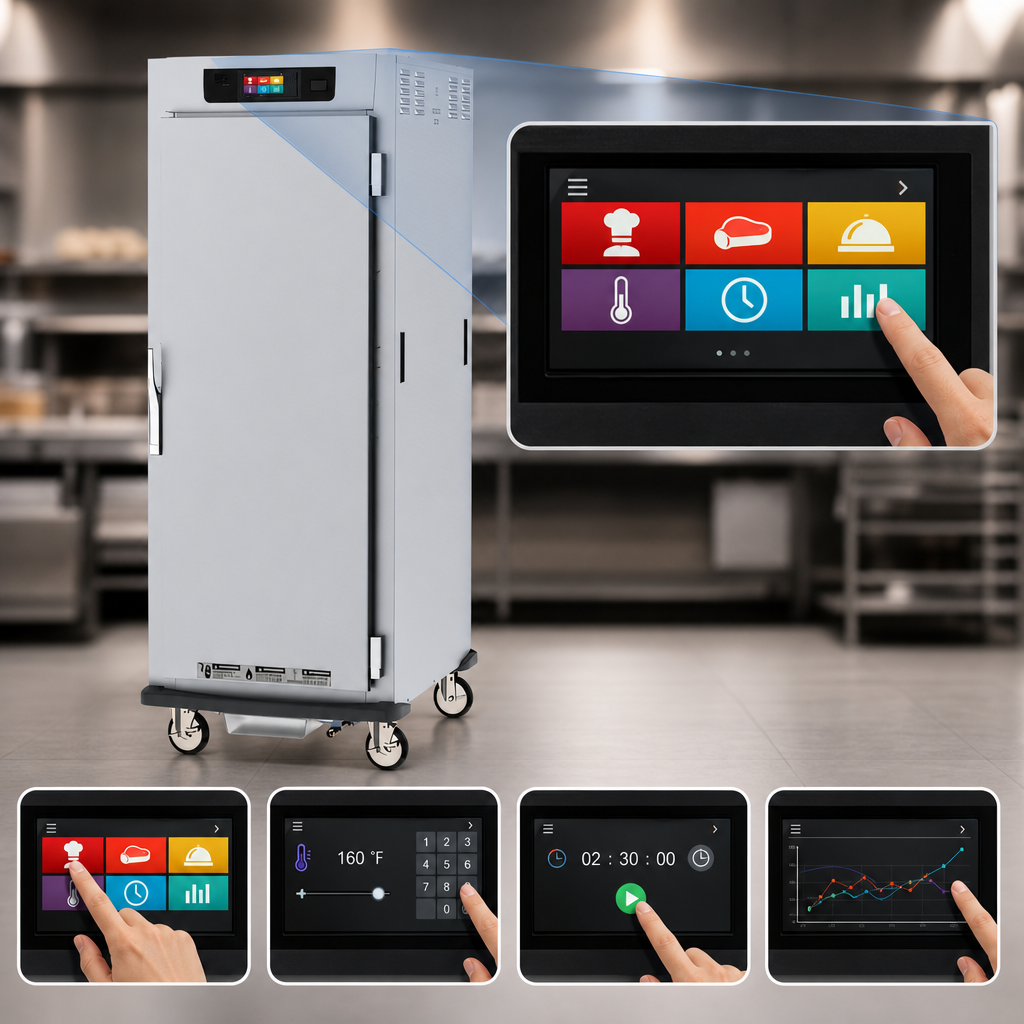 6.8-Inch Touch-Screen Controls