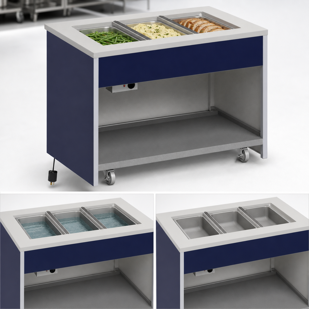 Bain-Marie Wet or Dry Operation