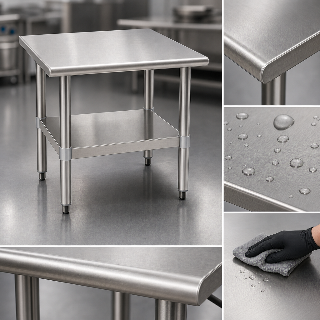 16-Gauge Stainless Steel Top