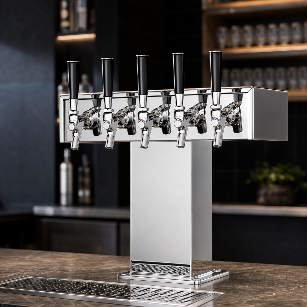 Five-Faucet Capacity