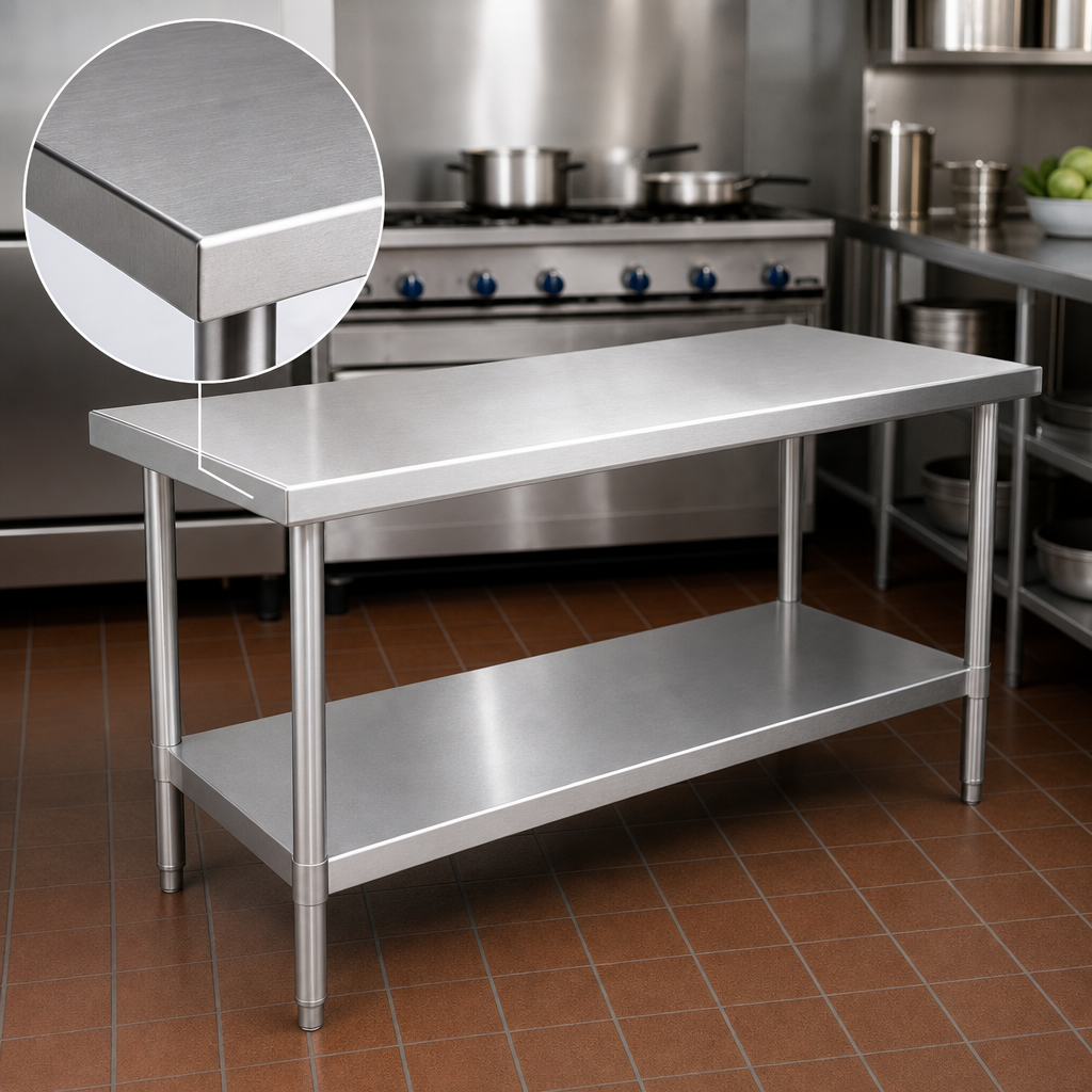 14-Gauge Stainless Steel Top