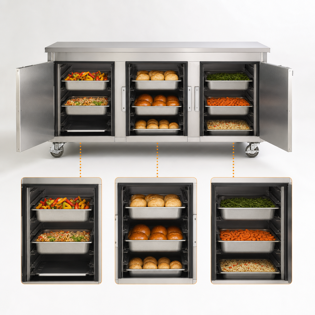 Three Compartment Layout