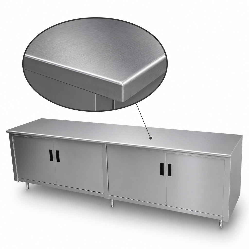 14-Gauge 304 Stainless Steel Top