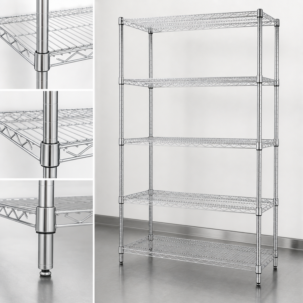Five Wire Shelves