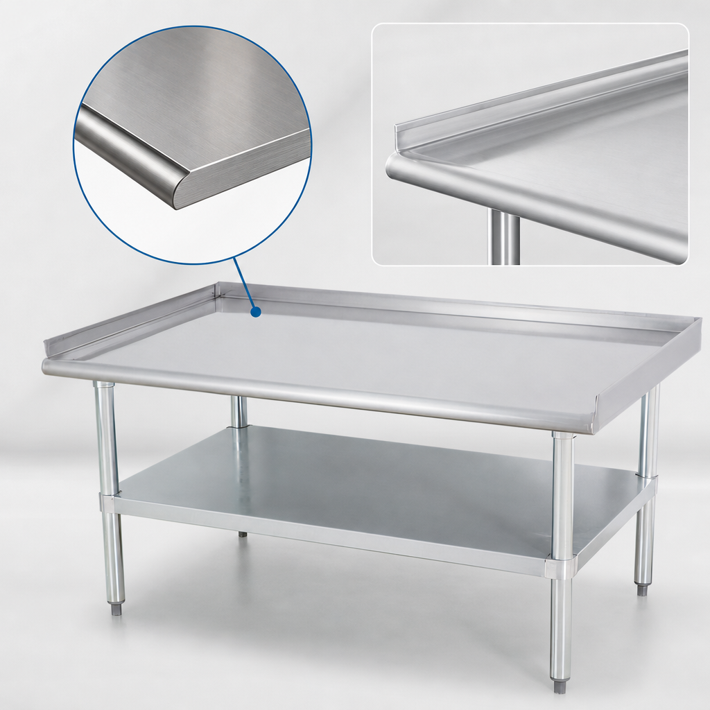 16-Gauge Stainless Steel Top