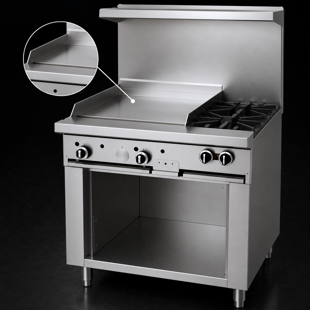 24-Inch Smooth Steel Griddle