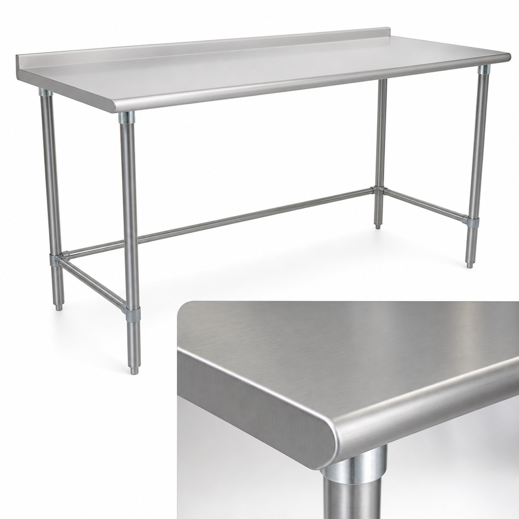 Heavy-Gauge 430 Stainless Steel Top