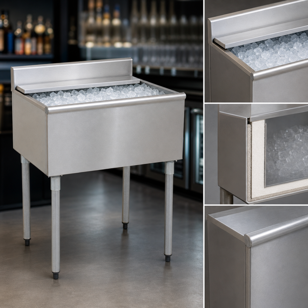 Fully Insulated Fabricated Ice Bin