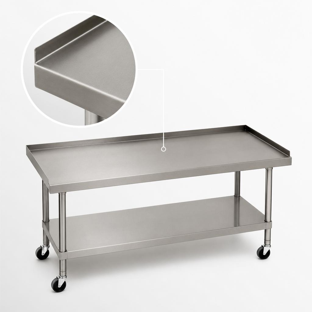 14-Gauge 304 Stainless Steel Top