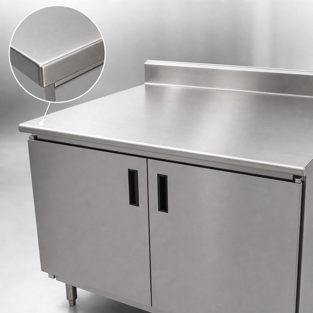 16 Gauge 304 Stainless Steel Top
