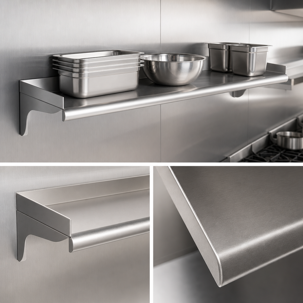 16-Gauge 430 Stainless Steel Construction