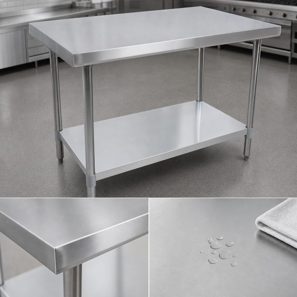 18-Gauge Stainless Steel Top