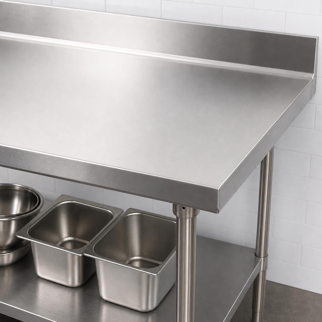 16-Gauge T-304 Stainless Steel Top