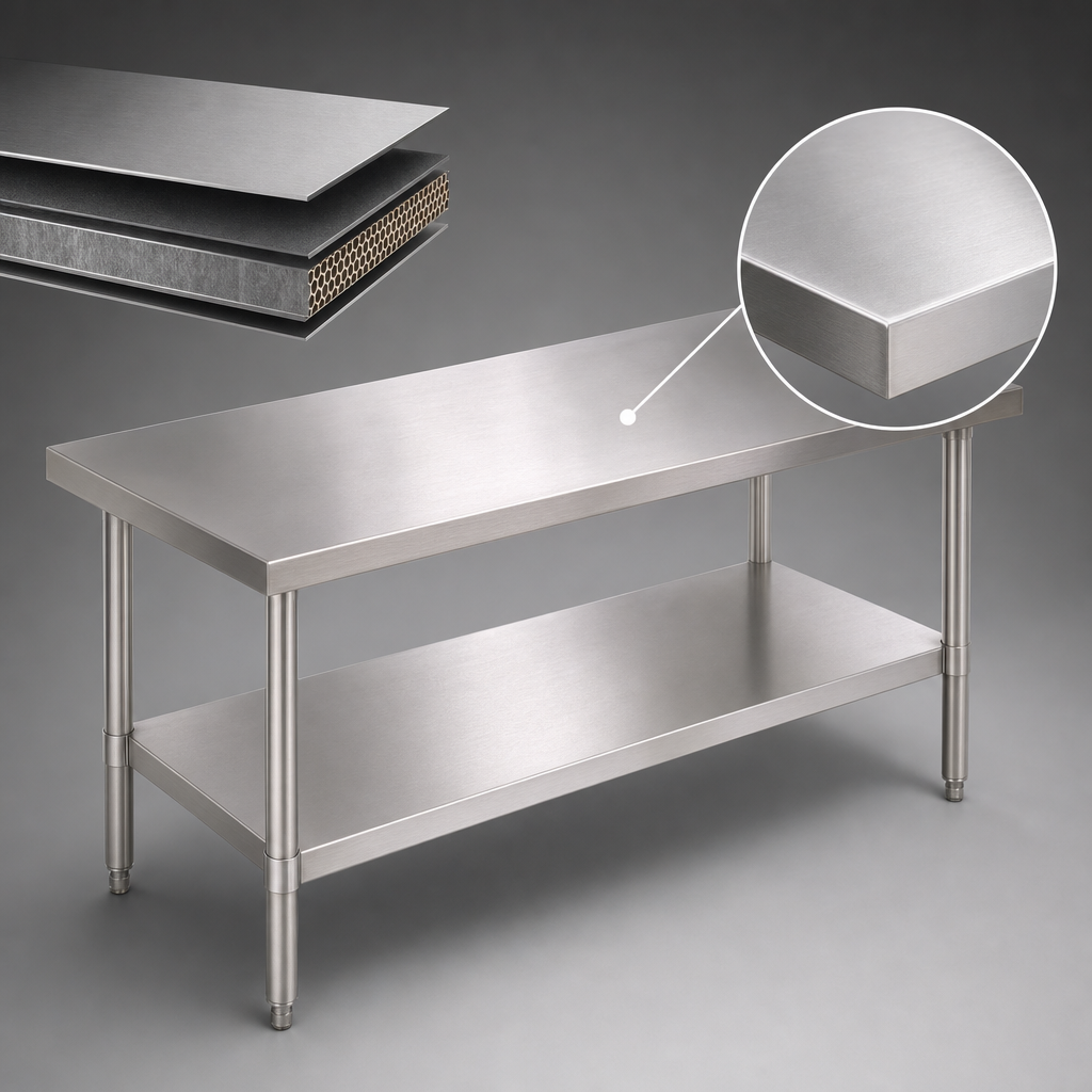 18-Gauge Type 430 Stainless Steel Top