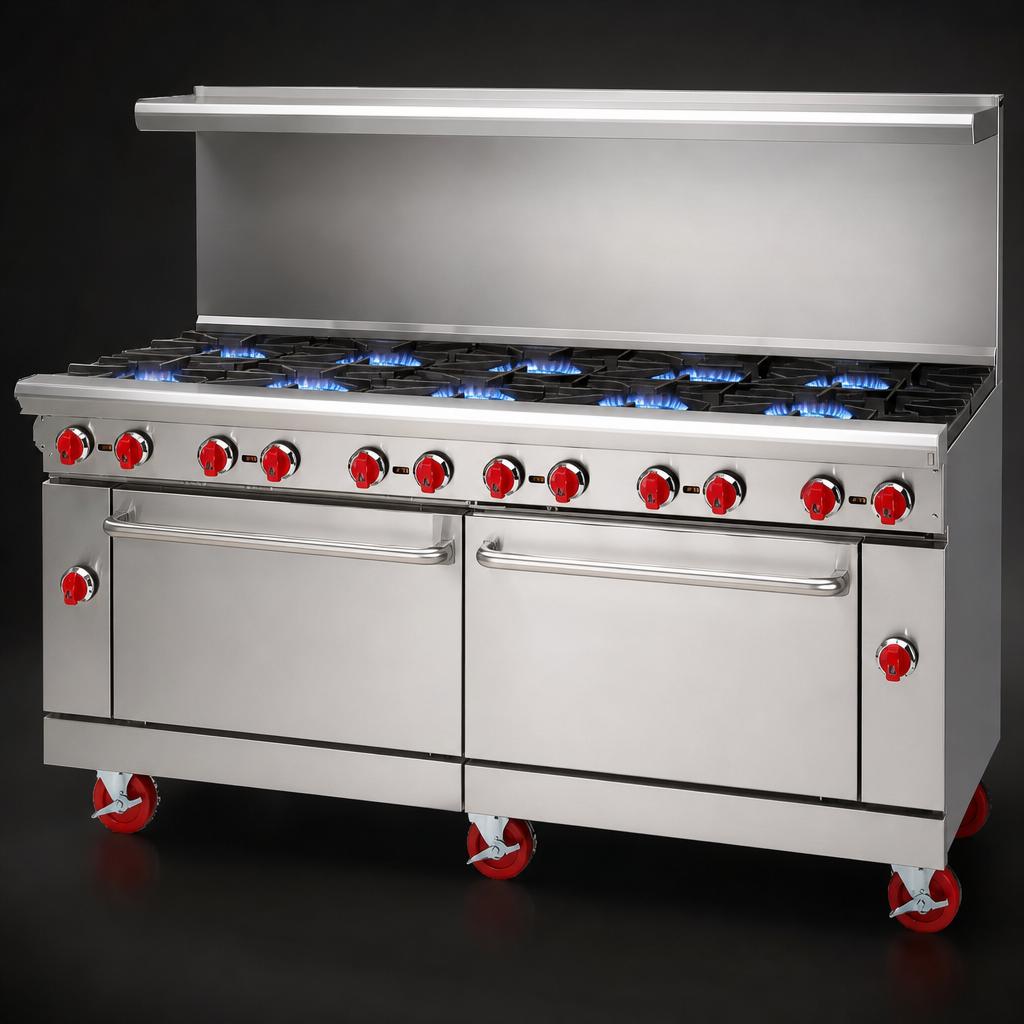 12 Open Burners