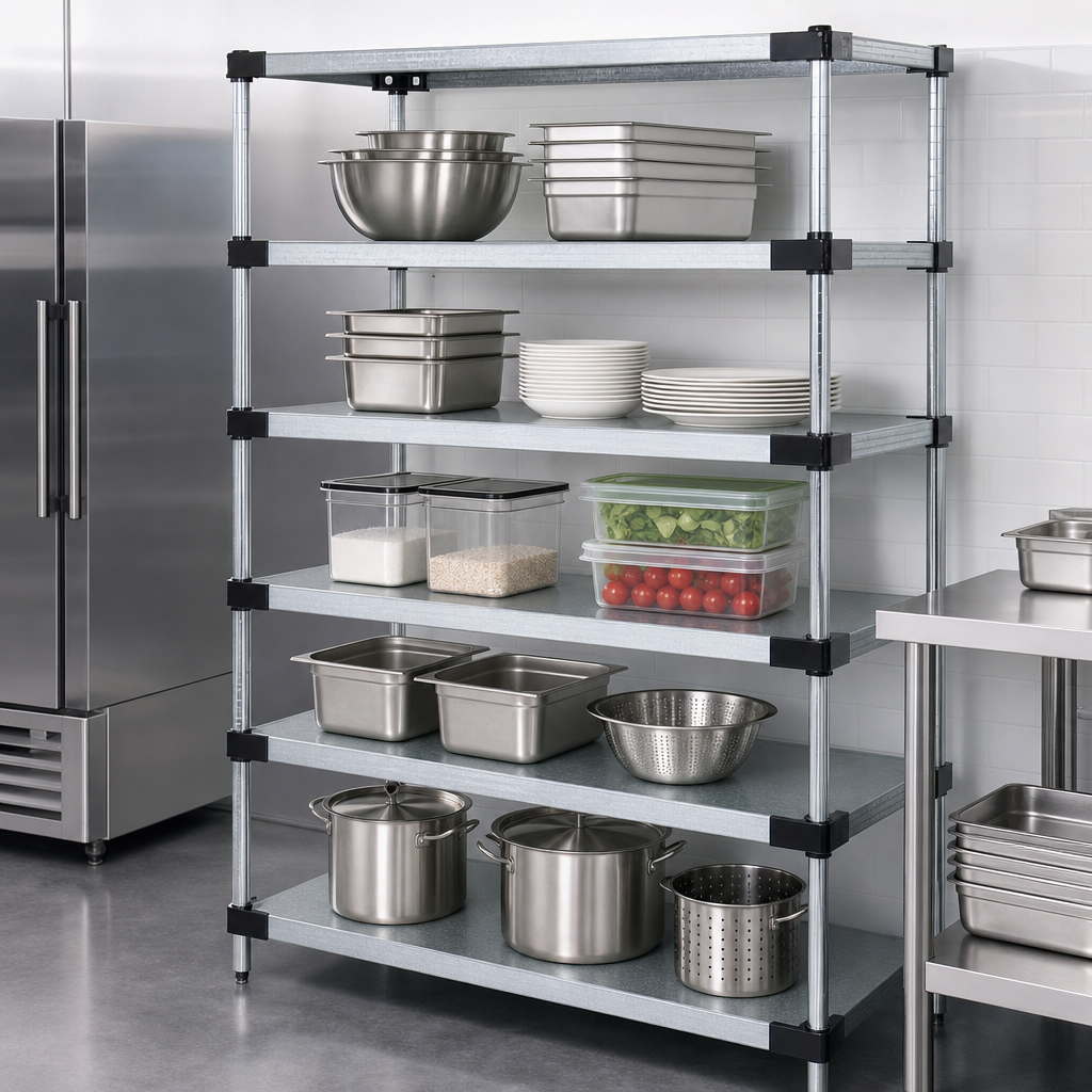 Five Solid Shelves