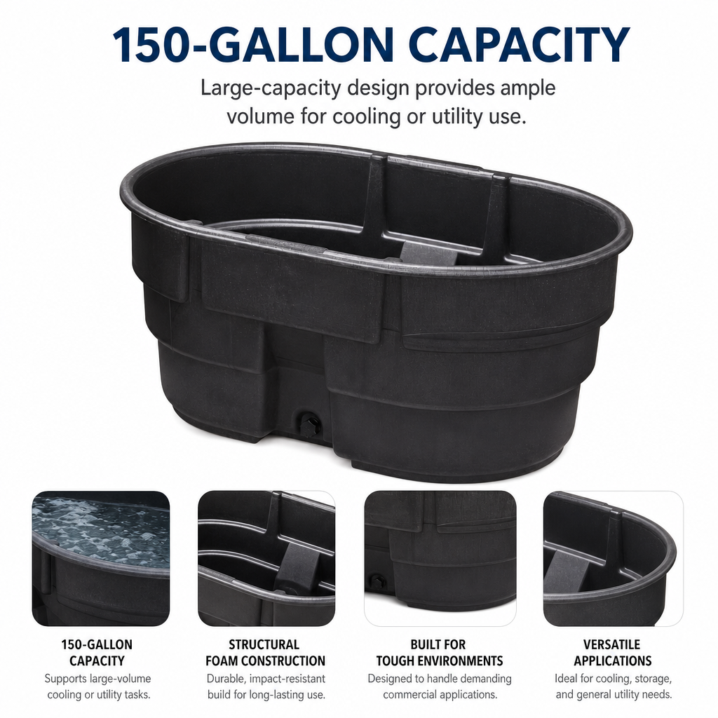 150-Gallon Capacity