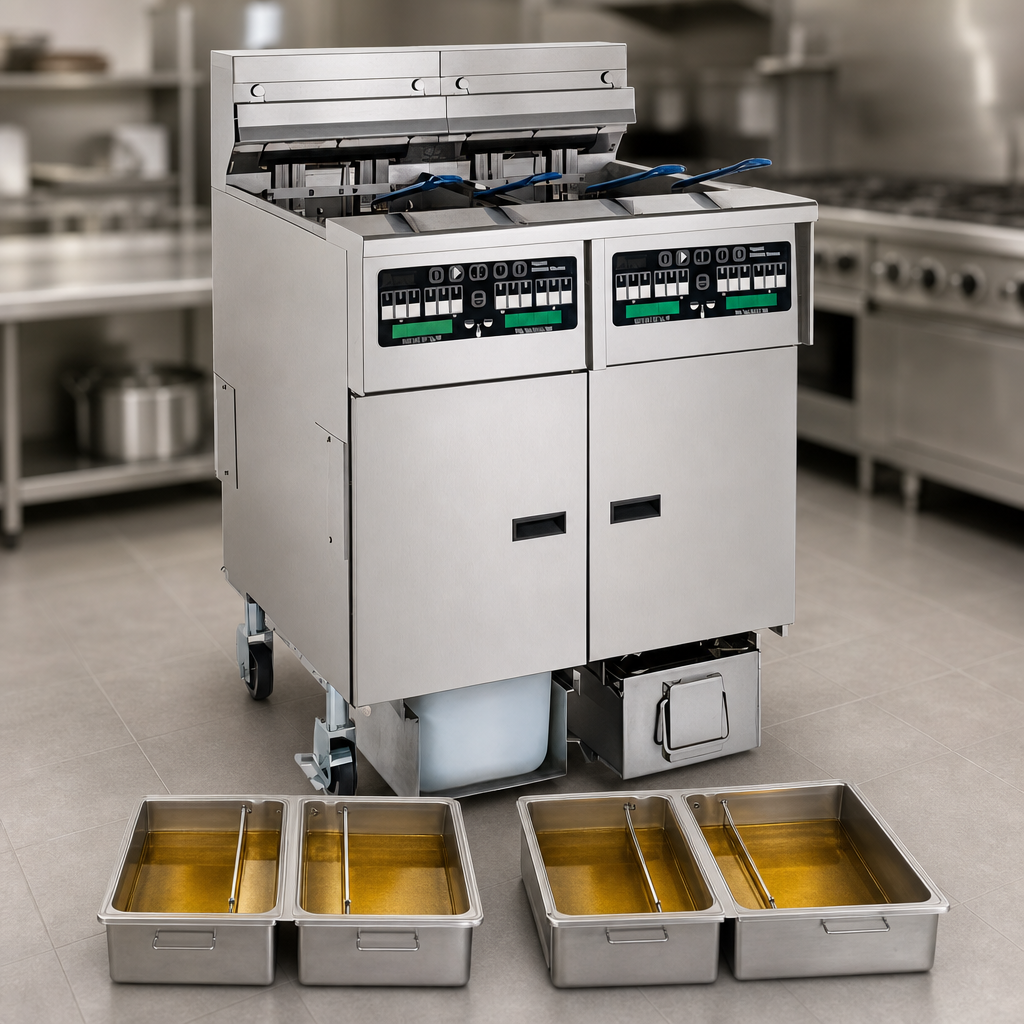Two Fryers, Four Tanks