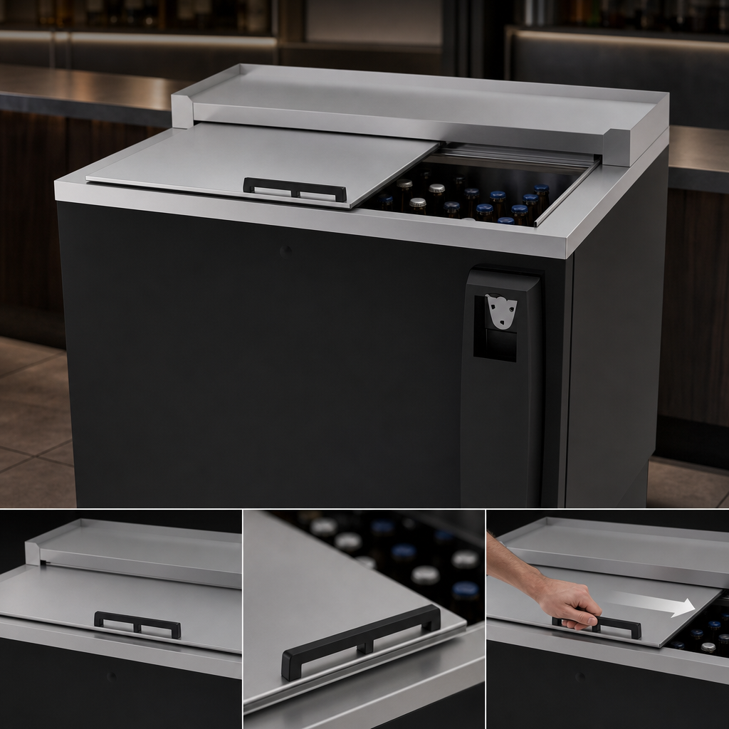 Stainless Steel Sliding Lid