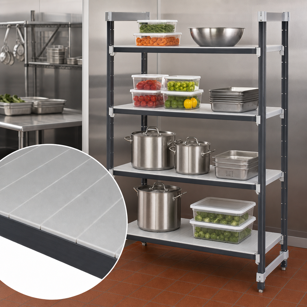 Solid Reinforced Polypropylene Shelf Plates