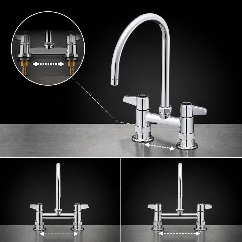 Adjustable Deck Mount Centers
