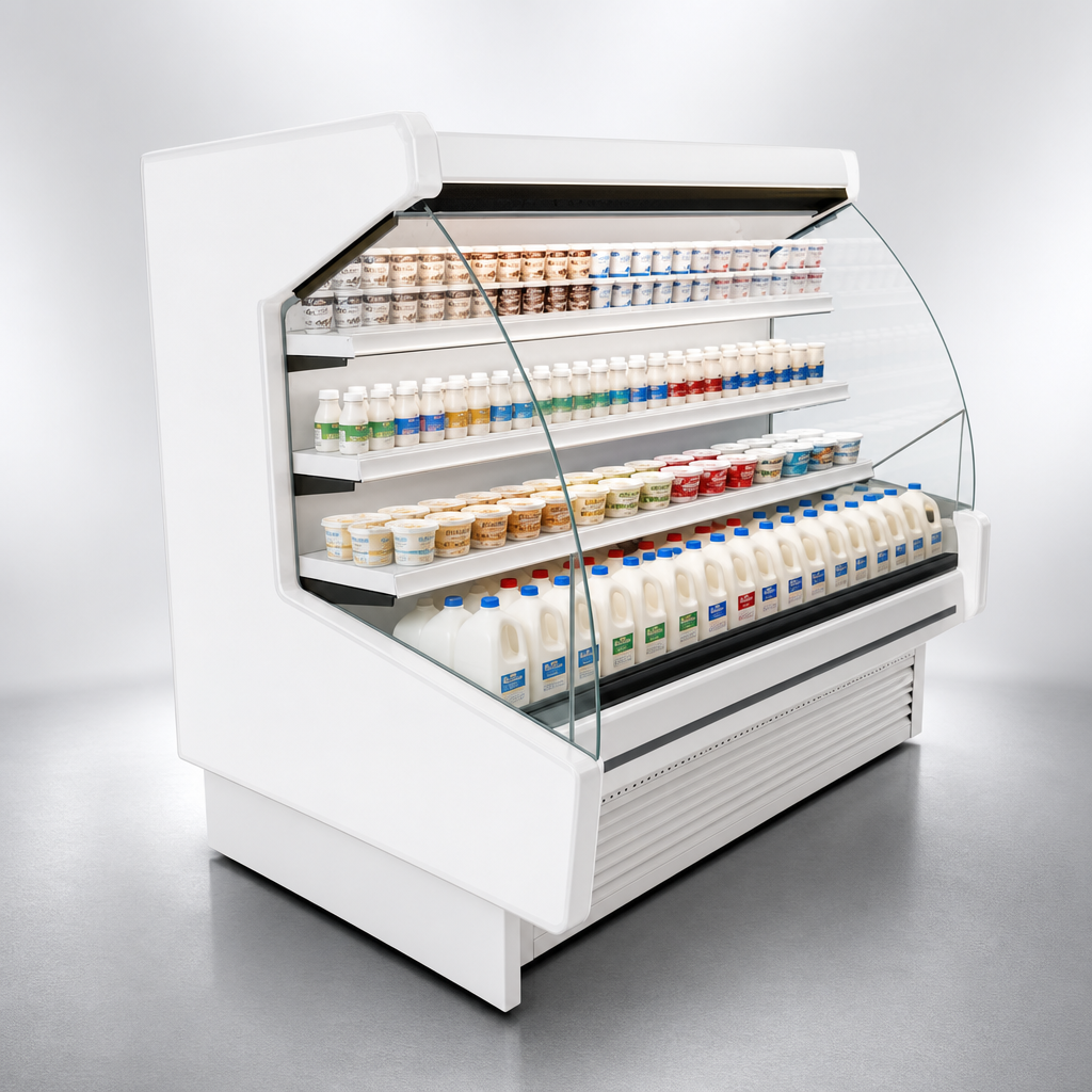 Curved End Open Merchandiser