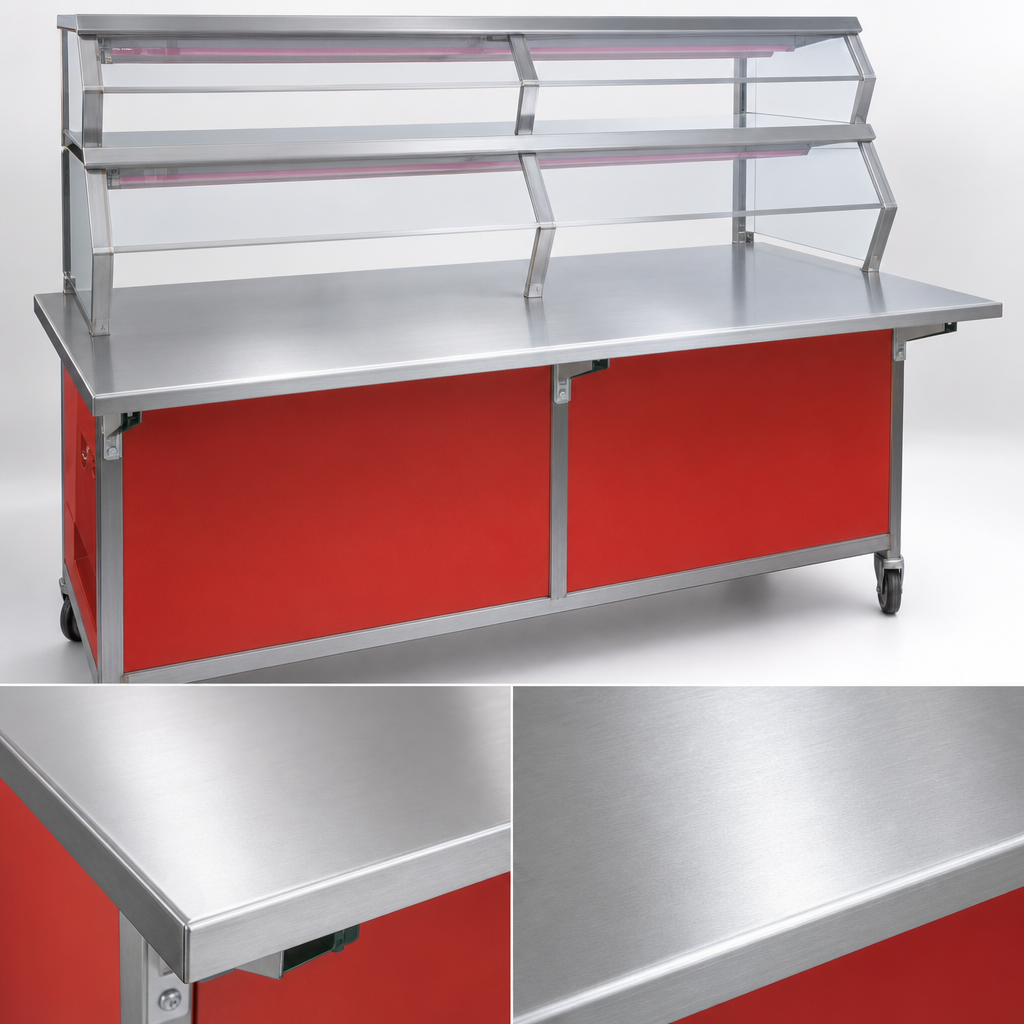 Solid 304 Stainless Steel Top